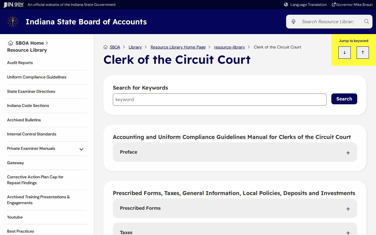 Tipton County civil docket clerk fee resource