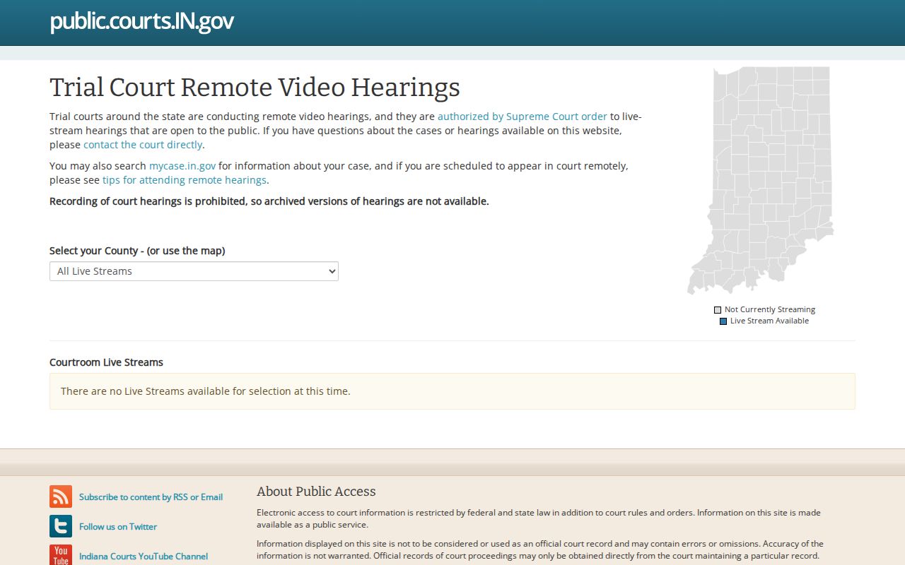 Tipton County court calendar remote hearing selector