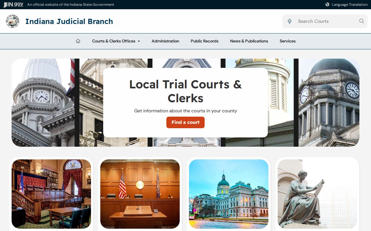 Tipton County court docket state directory