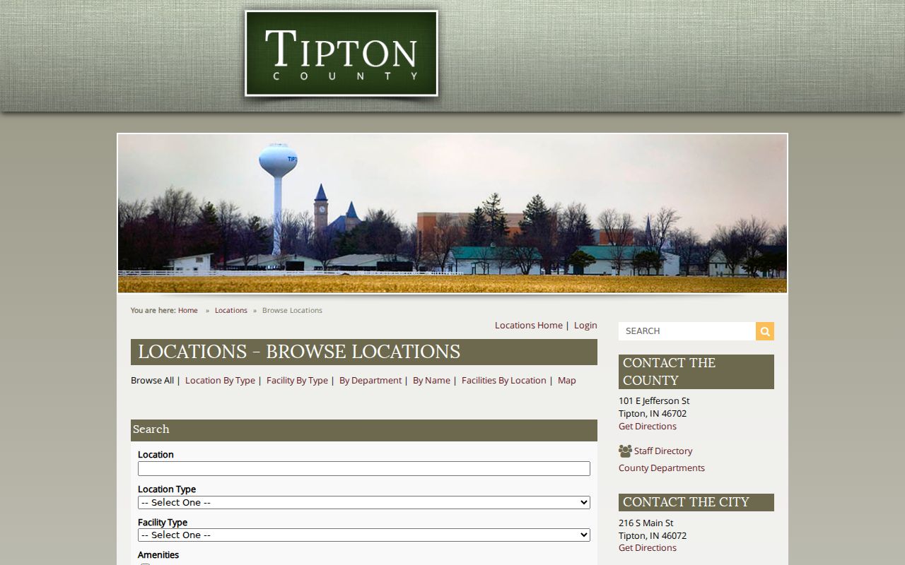 Tipton County court docket courthouse facilities